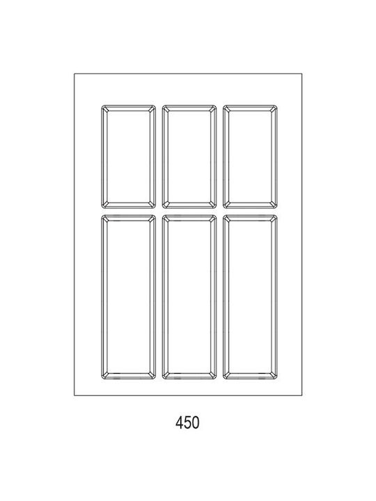 Agoform Drawer Dividers Plastic in Black Colour 48x40x6cm