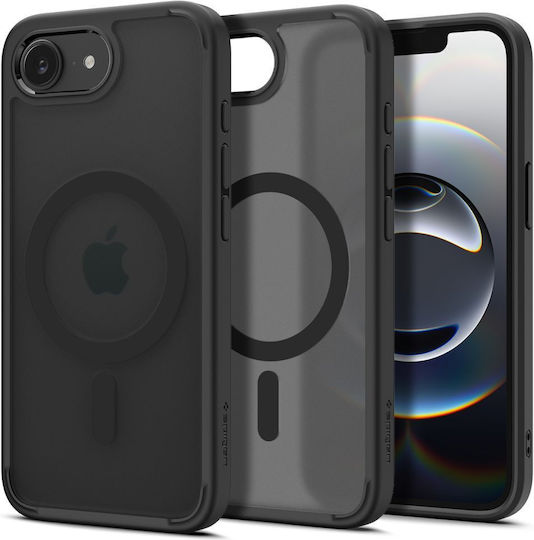 Spigen Ultra Hybrid MagFit Rückseite Kunststoff / Silikon 1,2 mm Schwarz iPhone 17e / 16e