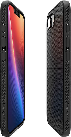 Spigen Liquid Air Заден Калъф Закалено Стъкло Черен (iPhone 17e / 16e)