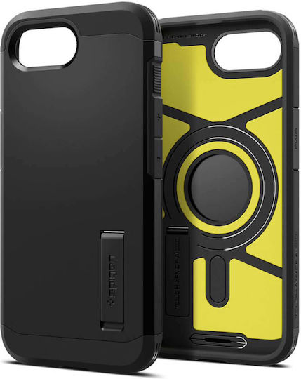 Spigen Tough Armor AI (MagFit) Back Cover Σιλικόνης / Πλαστικό 2mm Μαύρο (iPhone 17e / 16e)