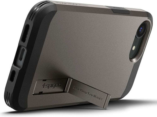 Spigen Spigen Tough Armor Umschlag Rückseite Metallisch 2mm Grau iPhone 17e / 16e
