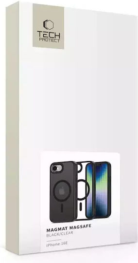 Tech-Protect Magmat Back Cover Plastic / Silicone 2mm Transparent (iPhone 16e)