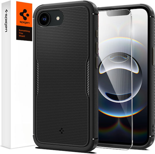 Spigen Core Armor Back Cover Σιλικόνης 1.2mm Μαύρο (iPhone 17e / 16e)