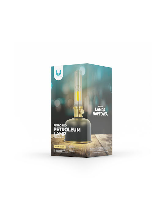 Retro Petroleum Led Lamp Black Flr-25 Forever Light