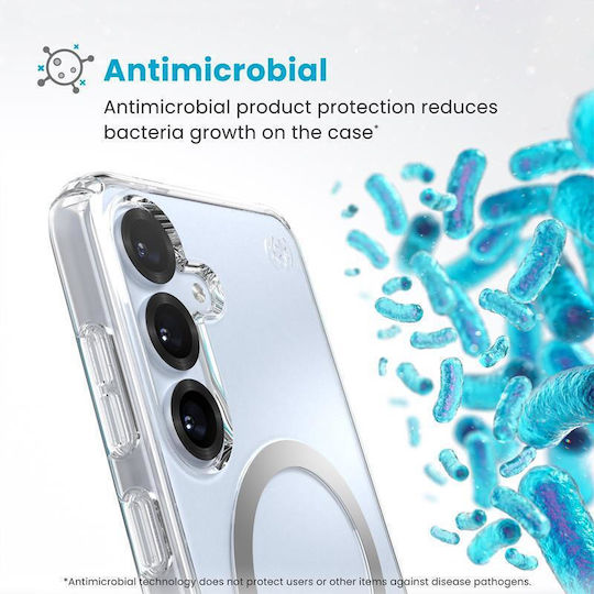 Speck Presidio Perfect-clear Задна корица Пластмаса Прозрачен (Galaxy S25+)