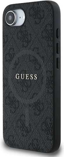 Guess Guess Handyhülle aus Synthetischem Leder Schwarz für iPhone 17e / 16e