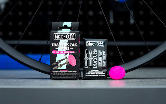 Muc-off Stealth Tubeless Tag Holder & 44mm Valve Kit Locator Mount