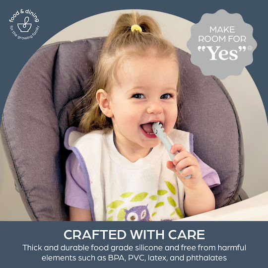 Dreambaby Baby Set with Spoons made of Silicone 3pcs