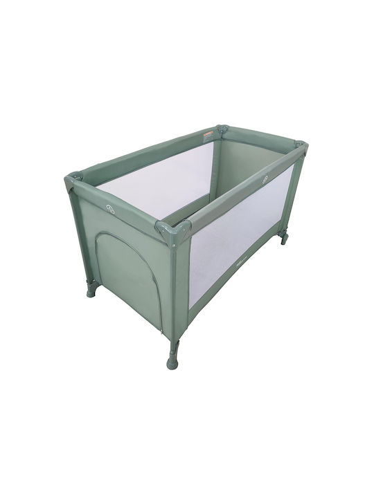 Baby Adventure Dream Παρκοκρέβατο με Στρώμα Χακί 120x60cm