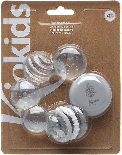 Kiokids Teething Ring with Water made of Silicone for 4 m+