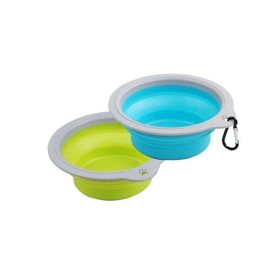 Pawise Schalen Futter & Wasser für Hund & Katze 380ml in Hellblau Farbe