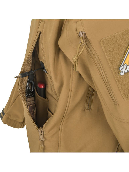 Helikon Tex Gunfighter Jacket Shark Skin Windblocker Κυνηγετικό Μπουφάν Fleece Navy Blue