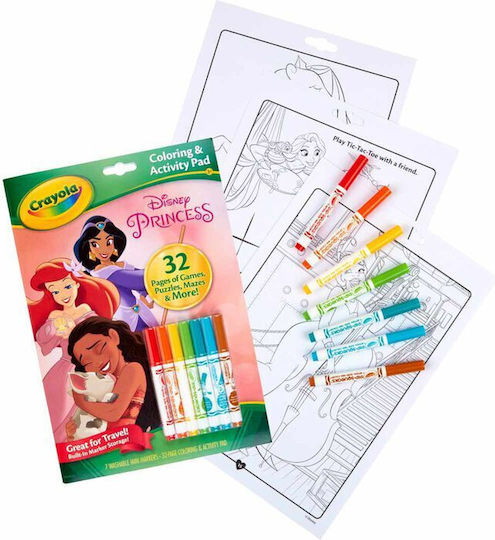Crayola Color & Activity Pad Disney Princess Painting Set
