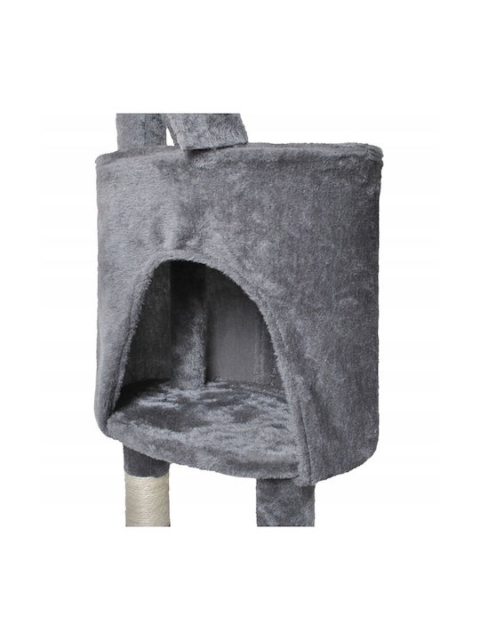 Purlov Scratching Post Cat Trees Gray 5 levels 49x49x118cm