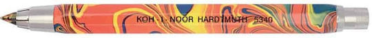 Koh-I-Noor Metallic Mechanical Pencil for Drawing Metallic with Sharpener 1pcs Orange