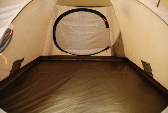 Grasshoppers Nomad Χειμερινή Σκηνή Camping Igloo Ορειβασίας Πράσινη με Διπλό Πανί για 3 Άτομα Αδιάβροχη 4000mm 220x190x135εκ.