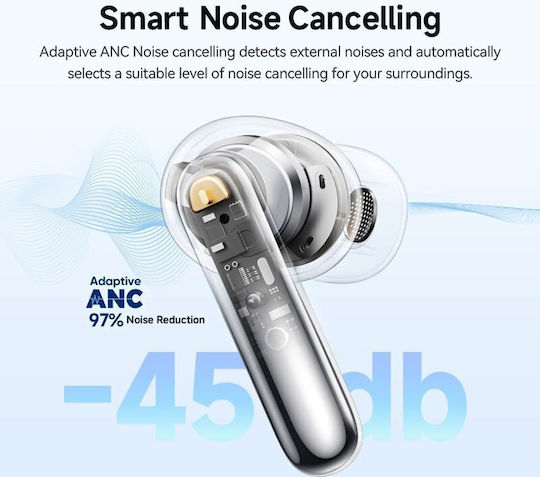QCY Melobuds N50 Bluetooth Handsfree Earphones with Sweat Resistance and Charging Case Black