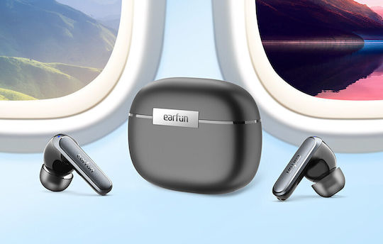 Earfun Air2 In ear Bluetooth хендсфри Слушалки с Устойчивост на Пот и Кутийка за Зареждане Черен
