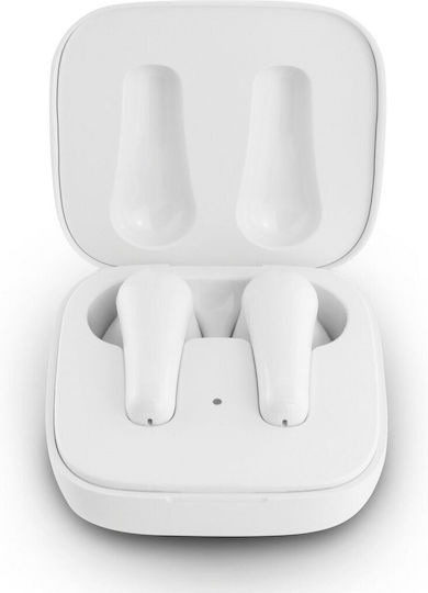 Vieta Pro Feel In-ear Bluetooth Handsfree Ακουστικά με Θήκη Φόρτισης Λευκά