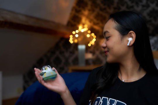 Rick And Morty Tws In-ear Bluetooth Handsfree Ακουστικά με Θήκη Φόρτισης Γκρι