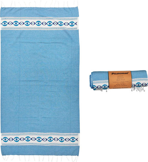 Summertiempo Cotton Little Eyes Light Blue 180x90cm