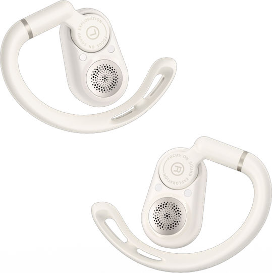 Edifier Comfo Flex Open Ear Bluetooth Handsfree Earphones with Sweat Resistance and Charging Case White