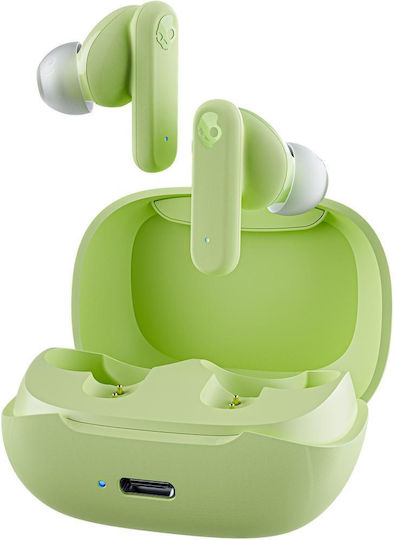 Skullcandy Smokin Buds Bluetooth Handsfree Earphones with Charging Case Matcha