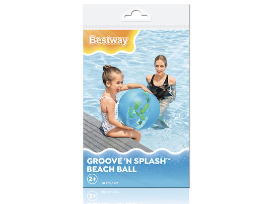 Bestway Надуваема топка за плаж в Light Blue цвят 51 см.