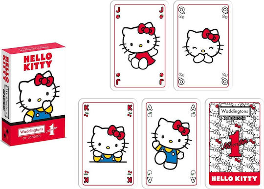 Winning Moves Waddingtons No.1 Playing Cards Hello Kitty English Language Wm05101-en1-12