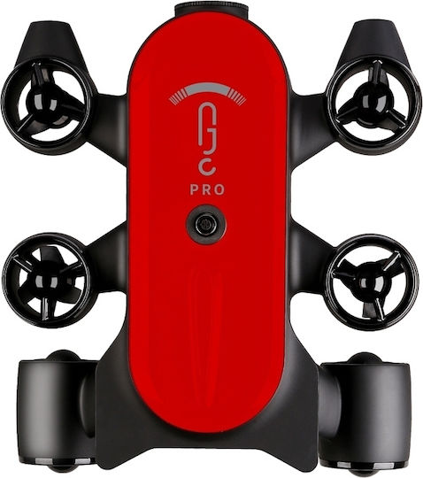Geneinno T1-Pro Drone Submarine 2.4 GHz / 5 GHz with Camera 1080p 60fps Red (200 m)