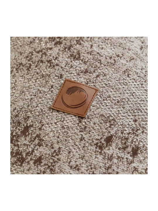 Borea Trace Ριχτάρι Πολυθρόνας Chenille 180x180εκ. Γκρι 032409052069