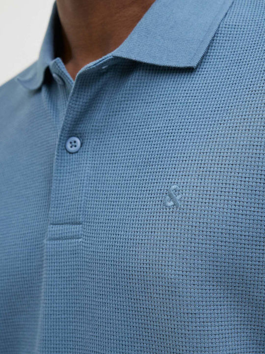 Polo Short Sleeve Blue Blouse