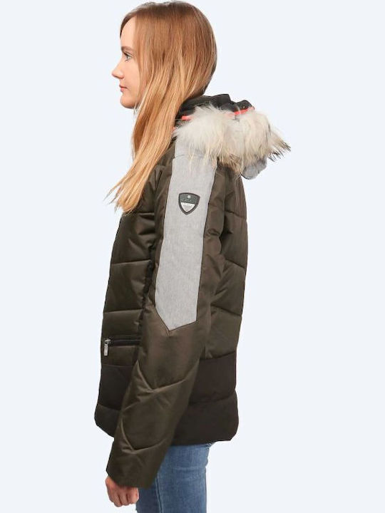 Icepeak Electra Ia 53203512-598 Γυναικείο Μπουφάν για Σκι & Snowboard Καφέ