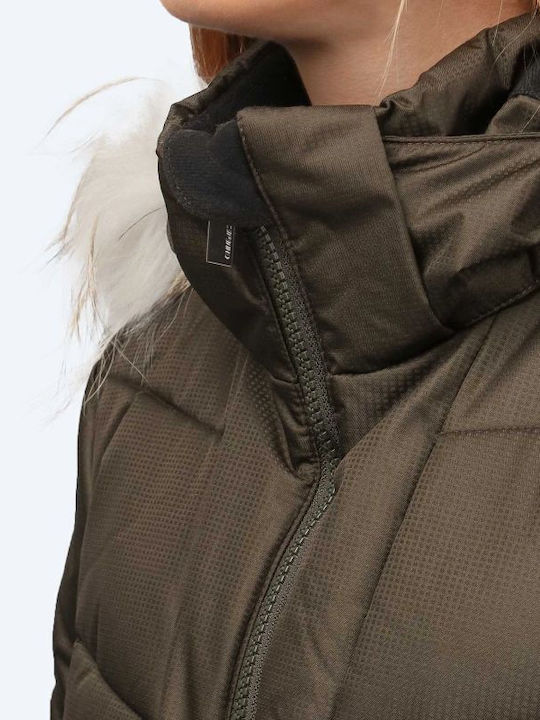 Icepeak Electra Ia 53203512-598 Γυναικείο Μπουφάν για Σκι & Snowboard Καφέ