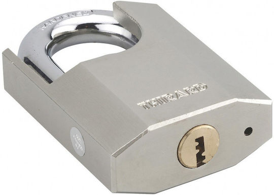 Thirard Steel Padlock Κρυμμένου Λαιμού with Key 70mm 1pcs