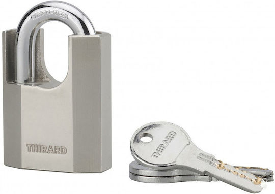 Thirard Steel Padlock Κρυμμένου Λαιμού with Key 50mm 1pcs