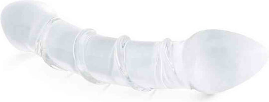 Gildo Γυάλινο Dildo Διάφανο 17.5cm