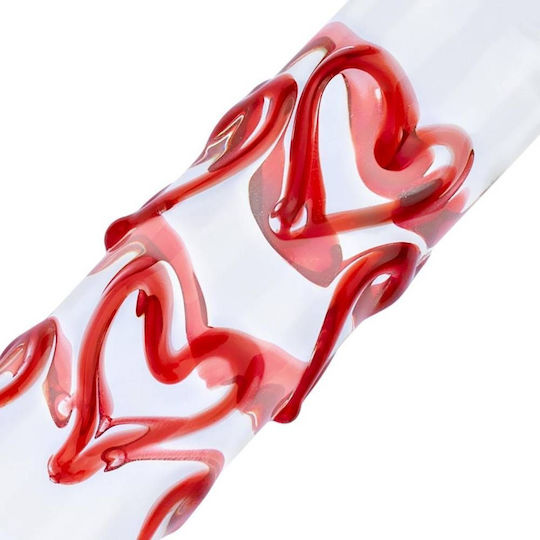 Gildo Γυάλινο Dildo Διάφανο 17cm
