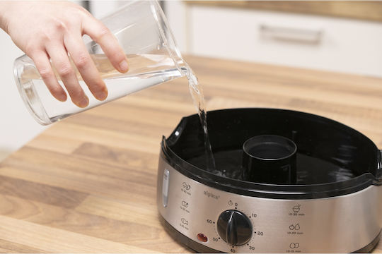 Alpina Appliances 06451648 Ατμομάγειρας με 3 Επίπεδα Μαγειρέματος 9lt