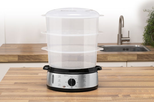 Alpina Appliances 06451648 Ατμομάγειρας με 3 Επίπεδα Μαγειρέματος 9lt