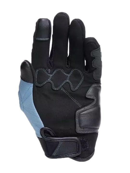 Dainese Ermex Sommer Damen Motorradhandschuhe Black / Blue Mirage