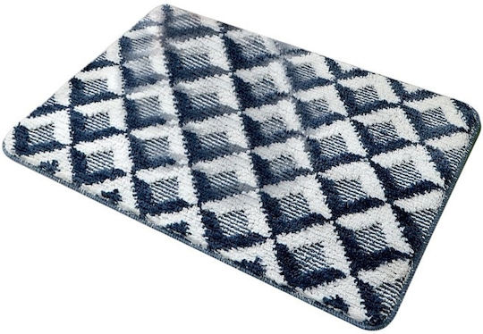 Πατάκι Μπάνιου 915633_bl Blue 48x78εκ.