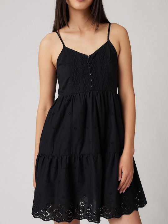Cora Καλοκαιρινό Mini Φόρεμα Black