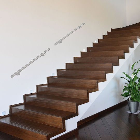 Balustradă din oțel inoxidabil Relaxdays Argintiu 100cm