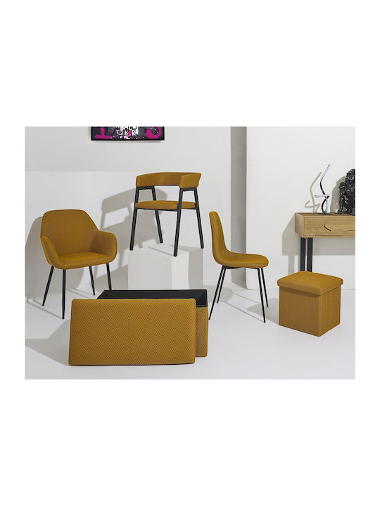 Atom Stühle Speisesaal Gelb 1Stück 44x54x86cm