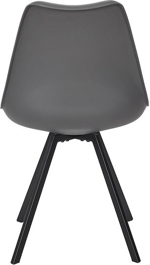 Atom Stühle Speisesaal Gray 1Stück 52x47x82cm