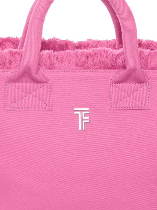 Feel & Touch Caribbean Fabric Beach Bag Pink