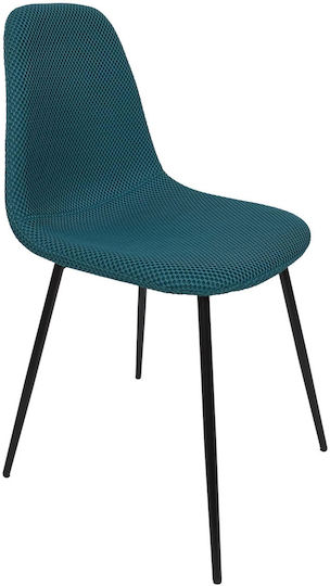 Atom Scaune Sala de mese Albastru 1buc 44x54x86buc
