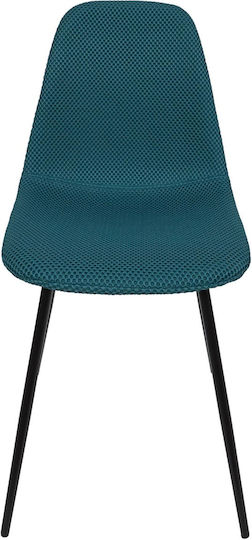 Atom Scaune Sala de mese Albastru 1buc 44x54x86buc