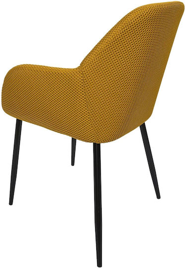 Atomic Scaune Sala de mese Galben 1buc 59x55.7x85buc